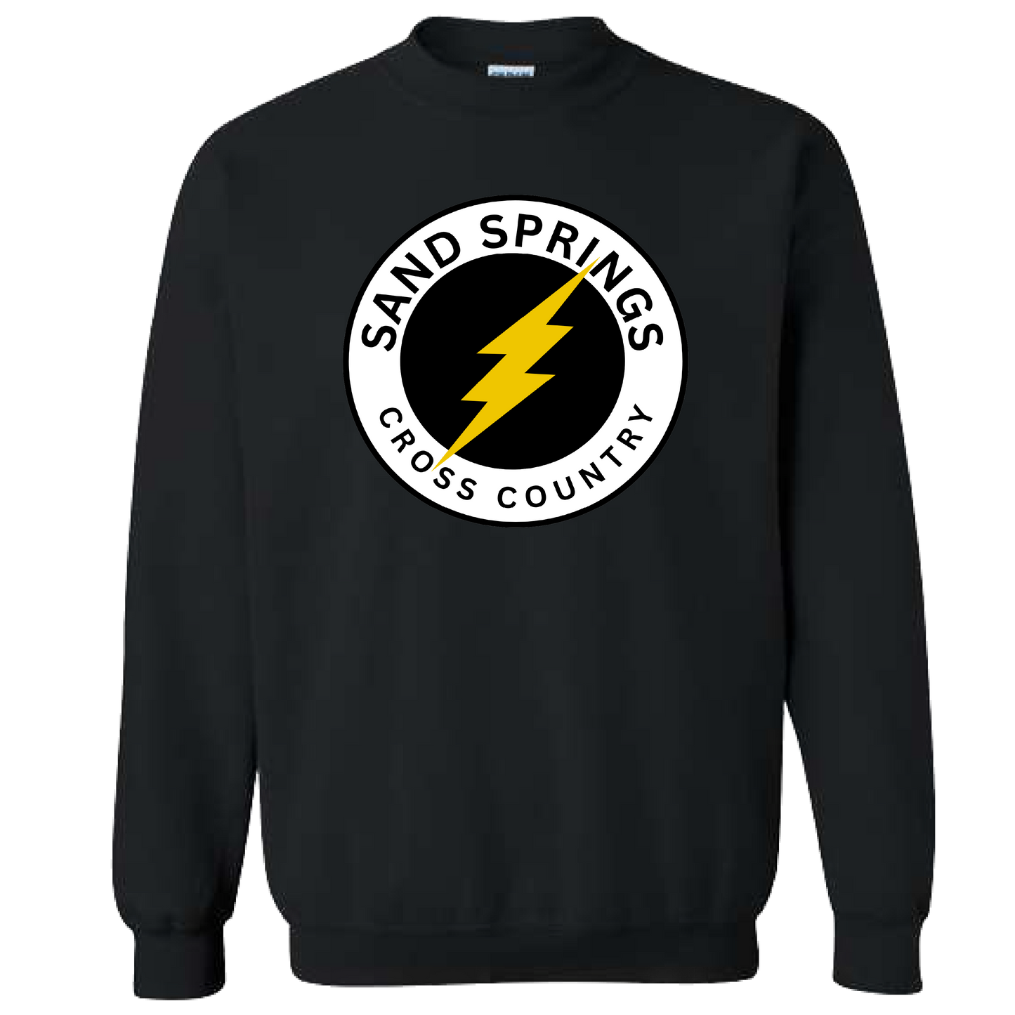 Sand Springs Cross Country Black Sweatshirt