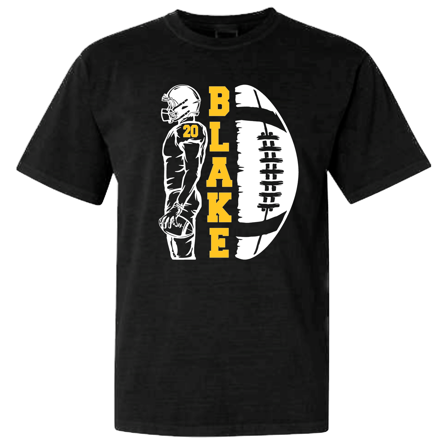 CUSTOM FOOTBALL PLAYER TEE
