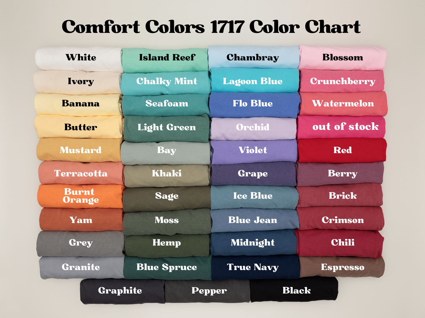 Custom GLITTER PUFF Tee Comfort Colors