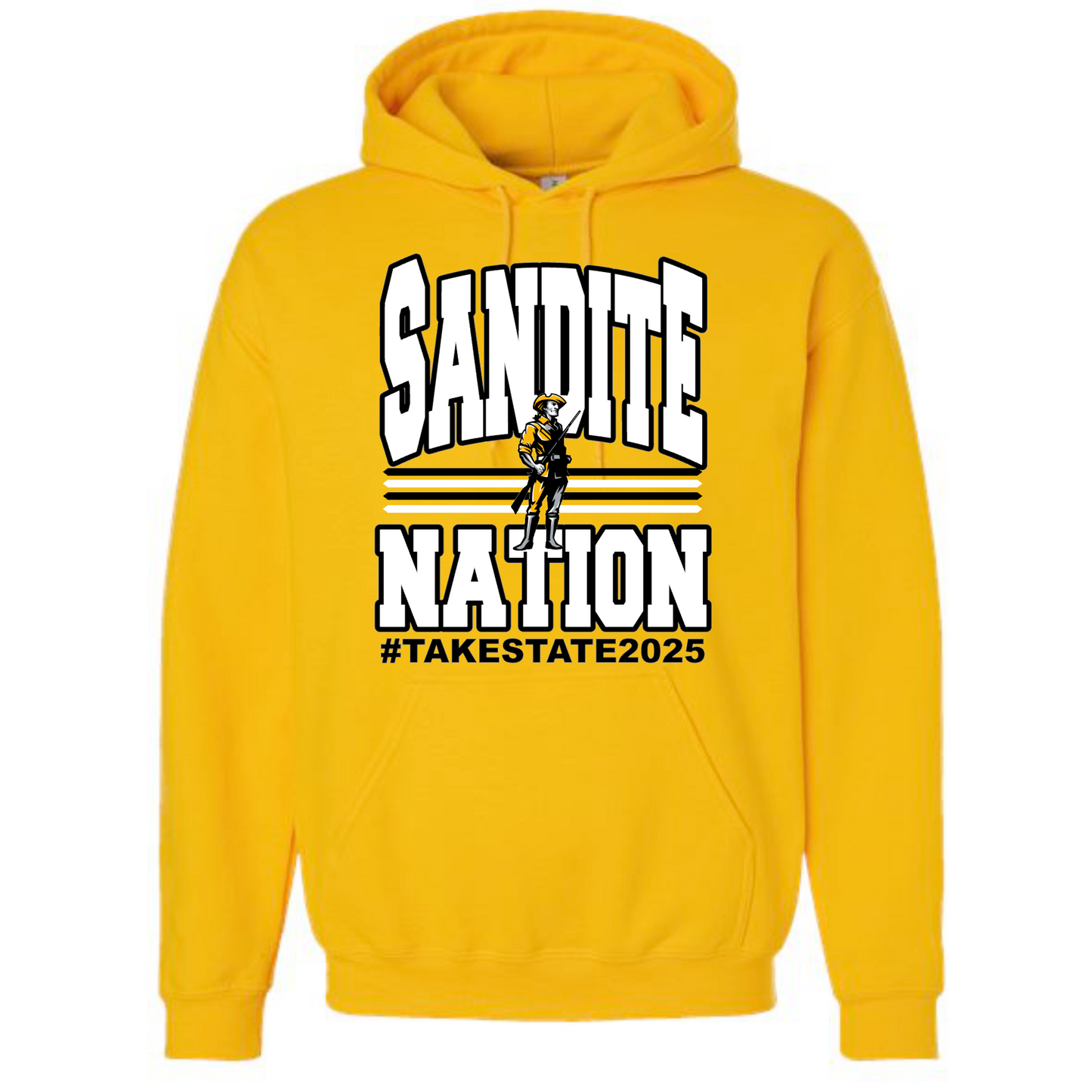 SANDITE NATION GOLD HOODIE