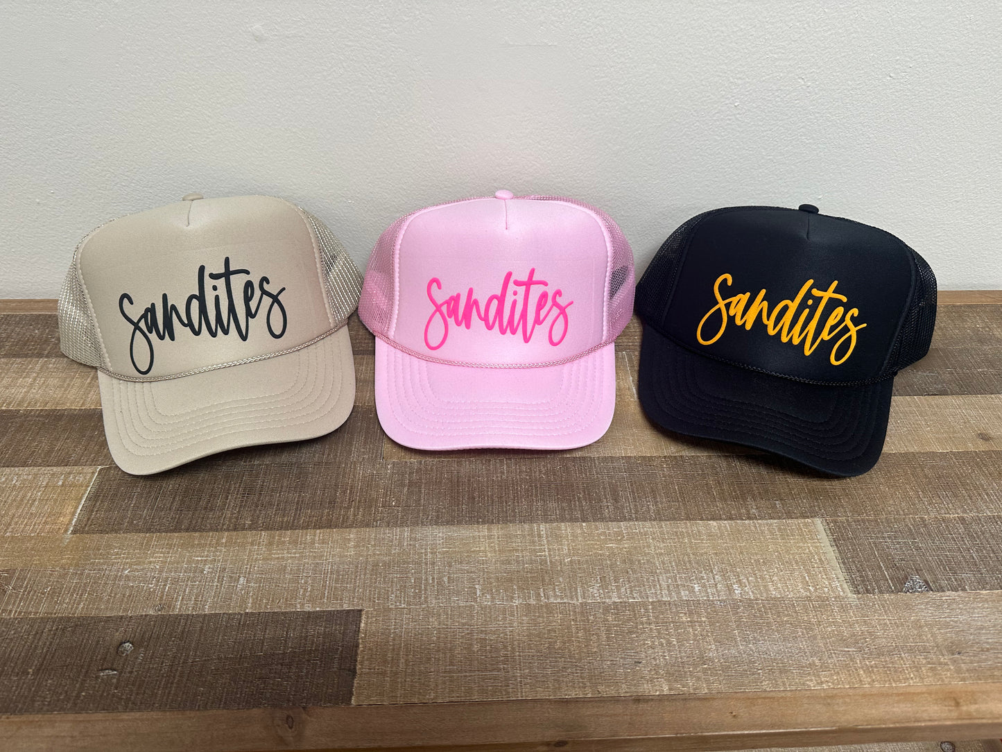 CUSTOM PUFF TRUCKER HAT