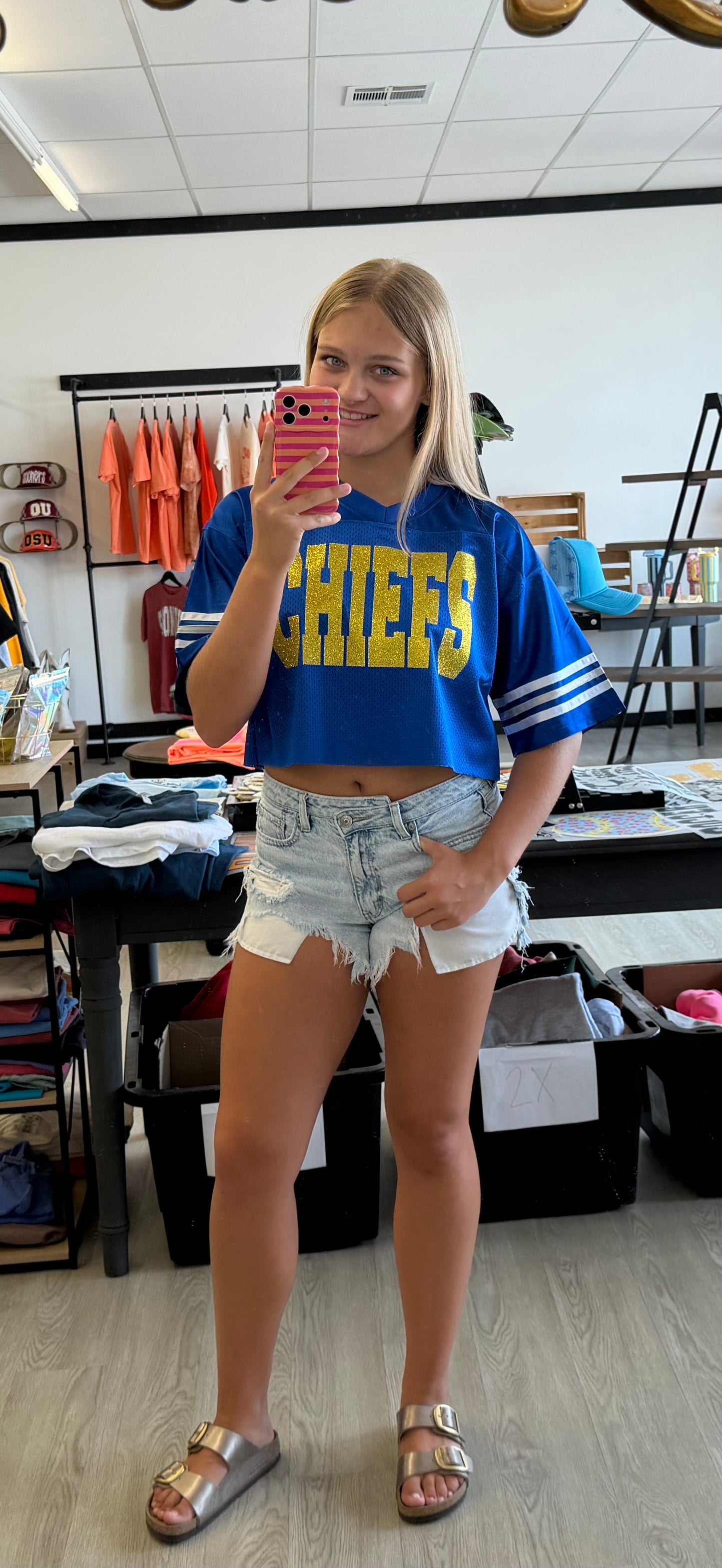 Custom Cropped Football Jersey