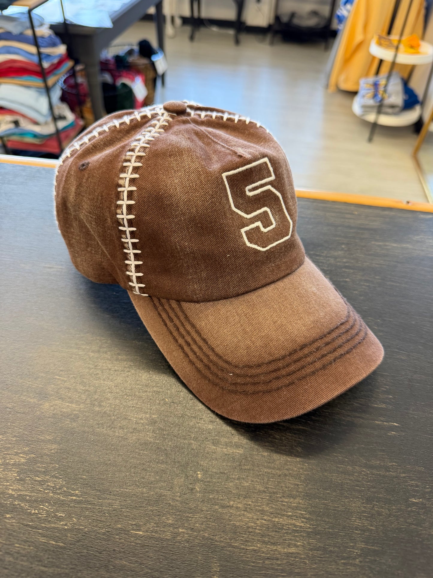 Custom Football Stitch Hat