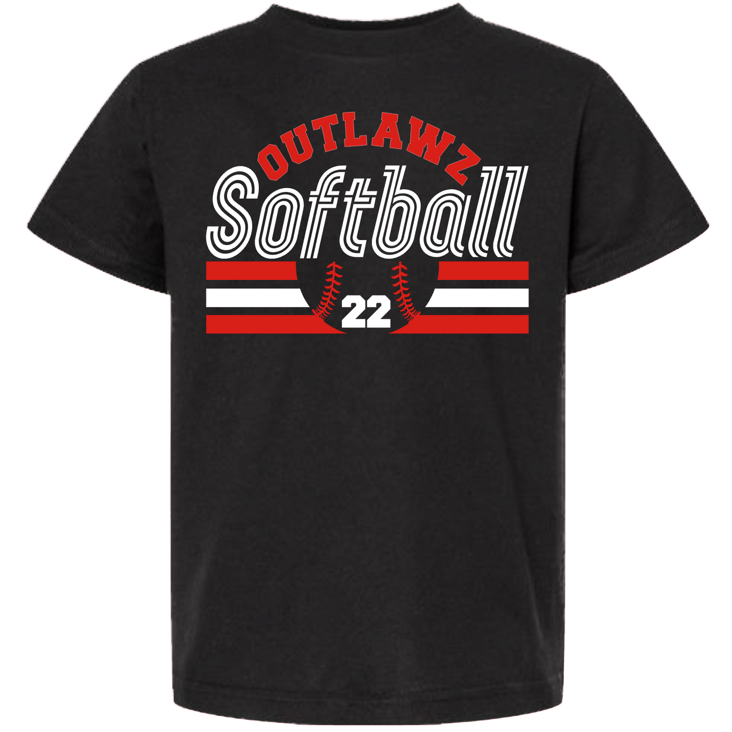 Outlawz Custom Number Tee