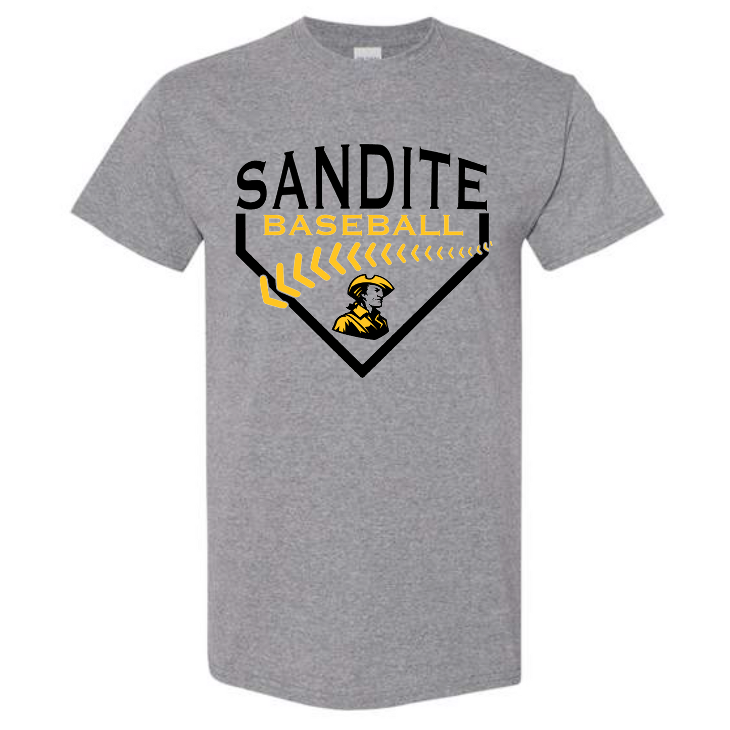Sandite Baseball Plate Tee