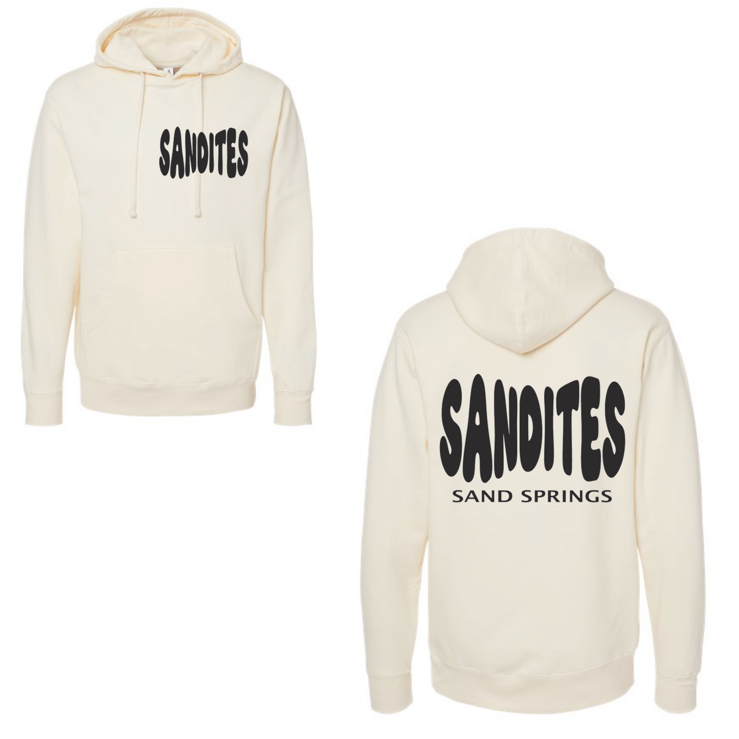 SS Groovy Ivory PUFF Tee/Hoodie