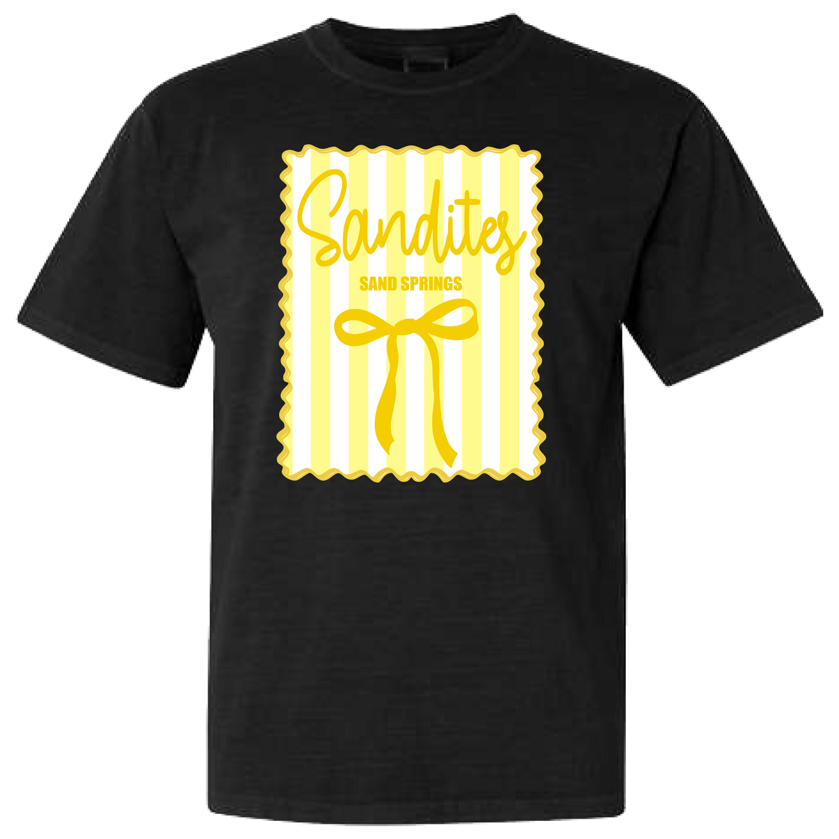 Striped Sand Springs Sandites Tee