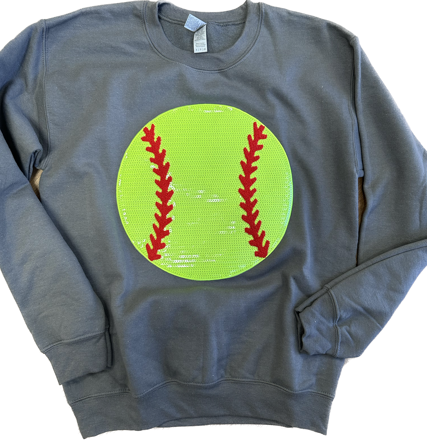 Softball Sequin Sweatshirt