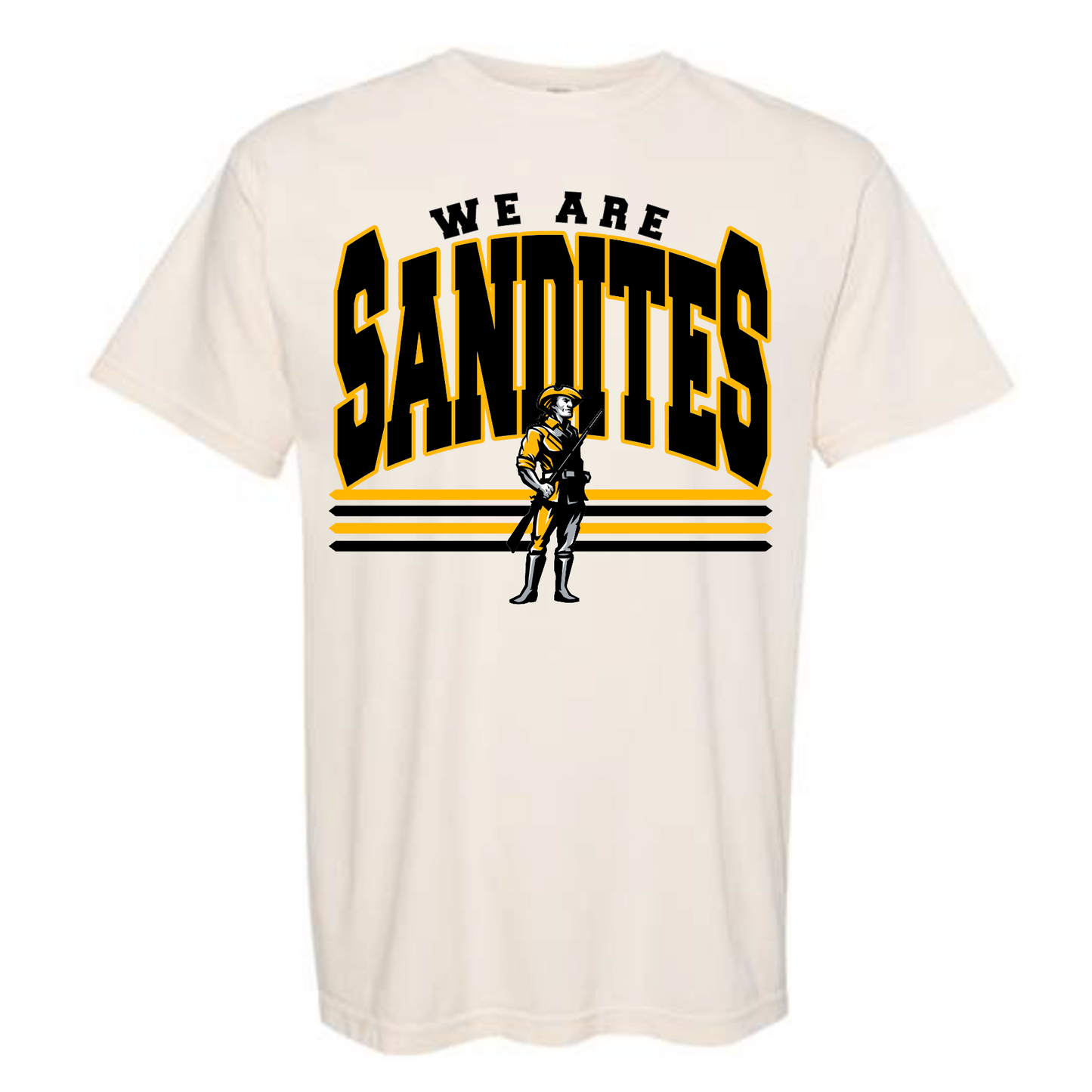 WE ARE SANDITES IVORY TEE/SWEATSHIRT