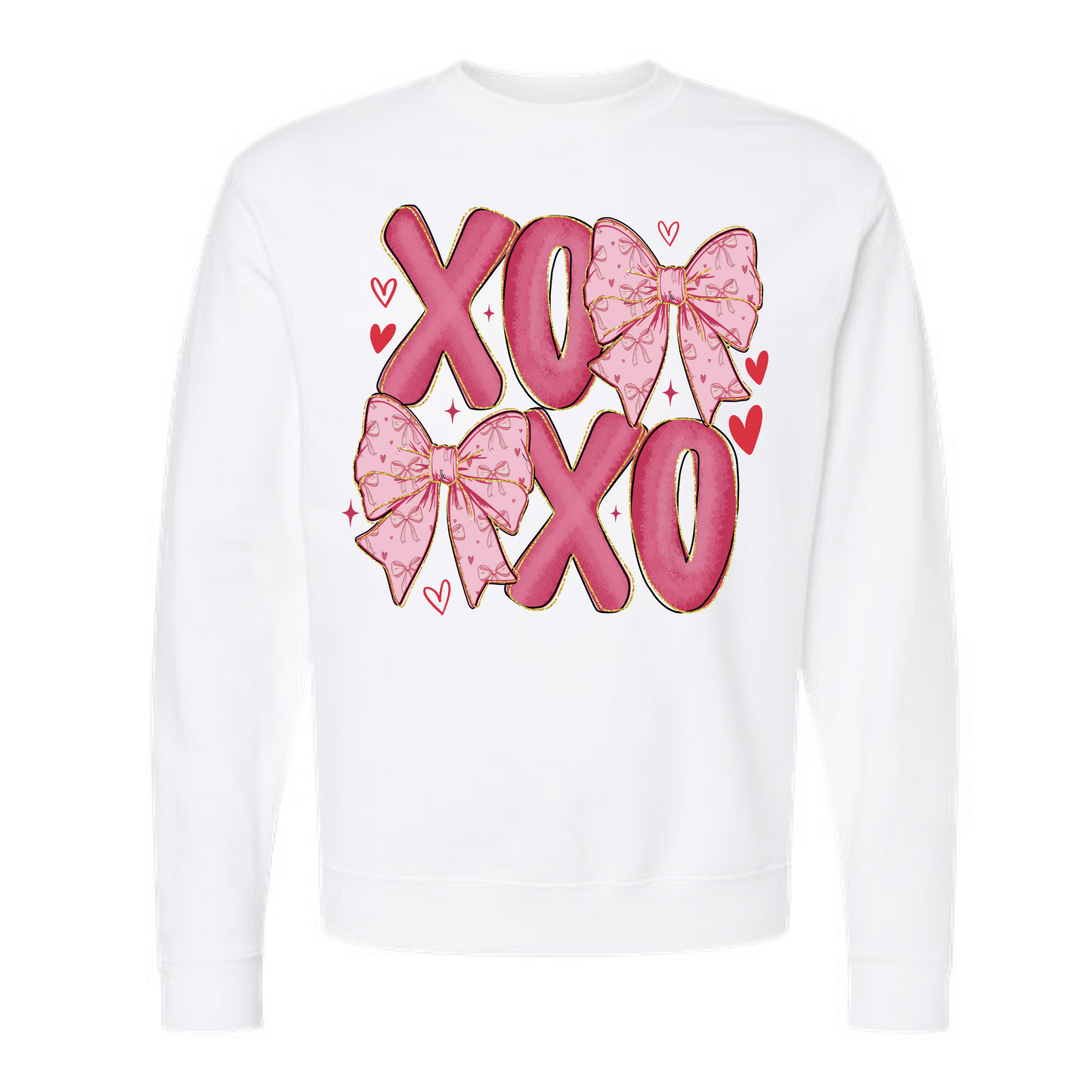 XOXO Bow Sweatshirt
