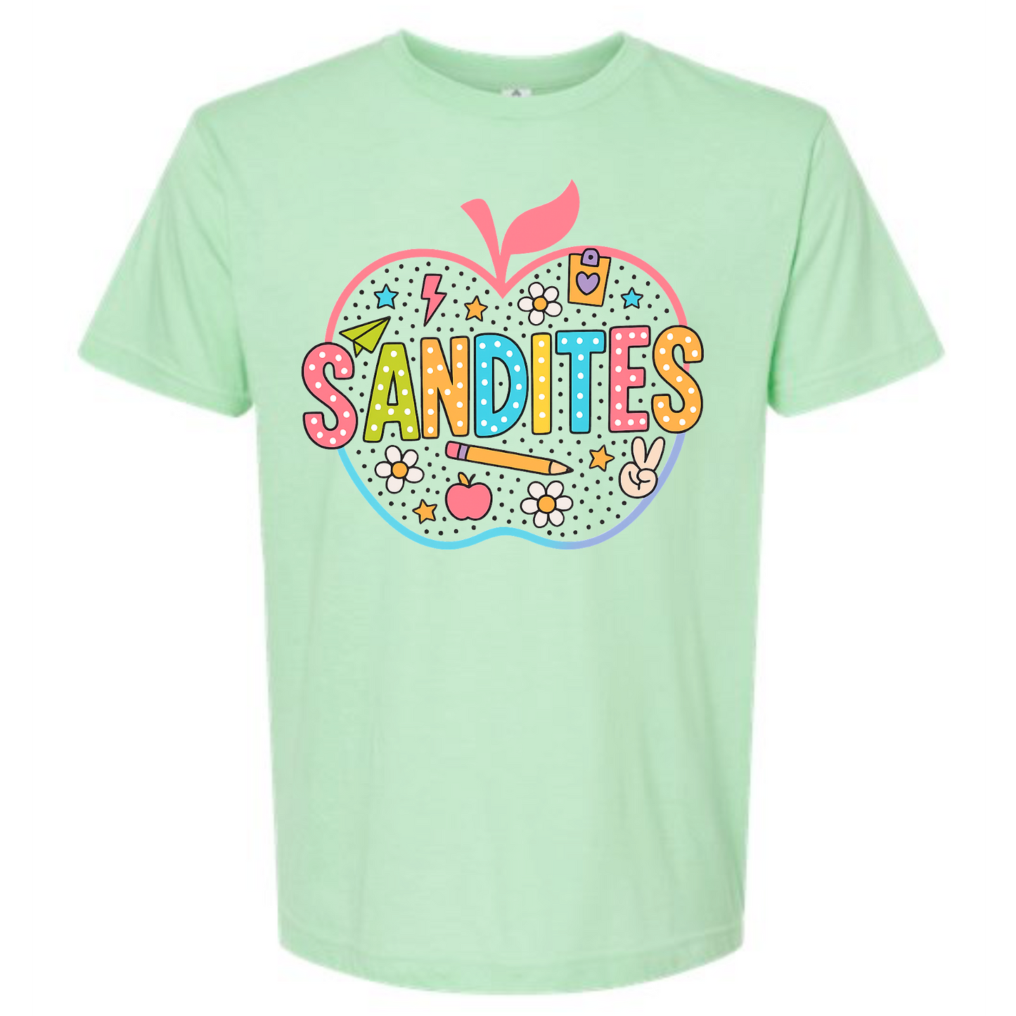 Sandites Apple ECEC Fundraiser Tee
