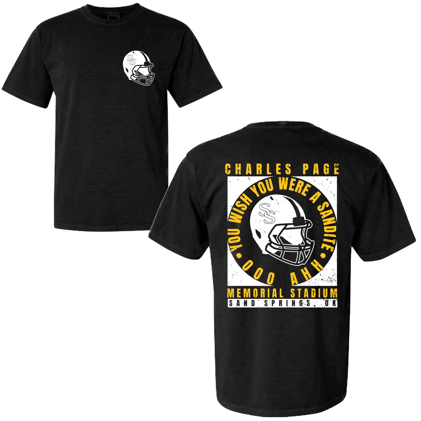 Black Wish You Were A Sandite Tee