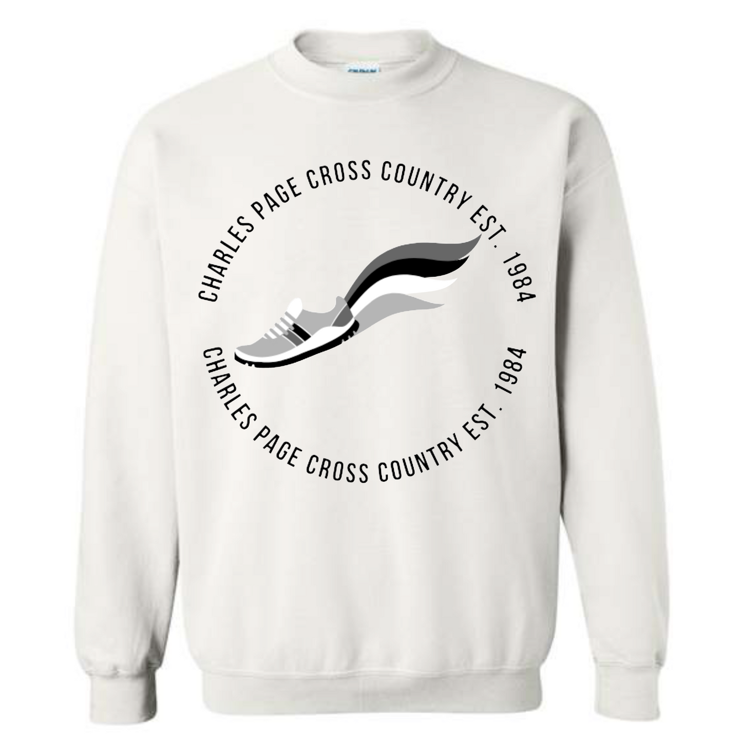 CPHS Cross Country Logo White Sweatshirt/Hoodie