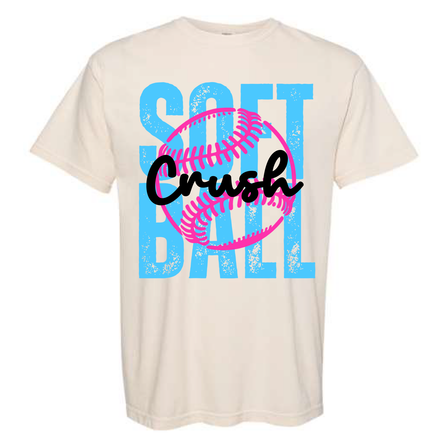 Crush Softball Ivory Tee