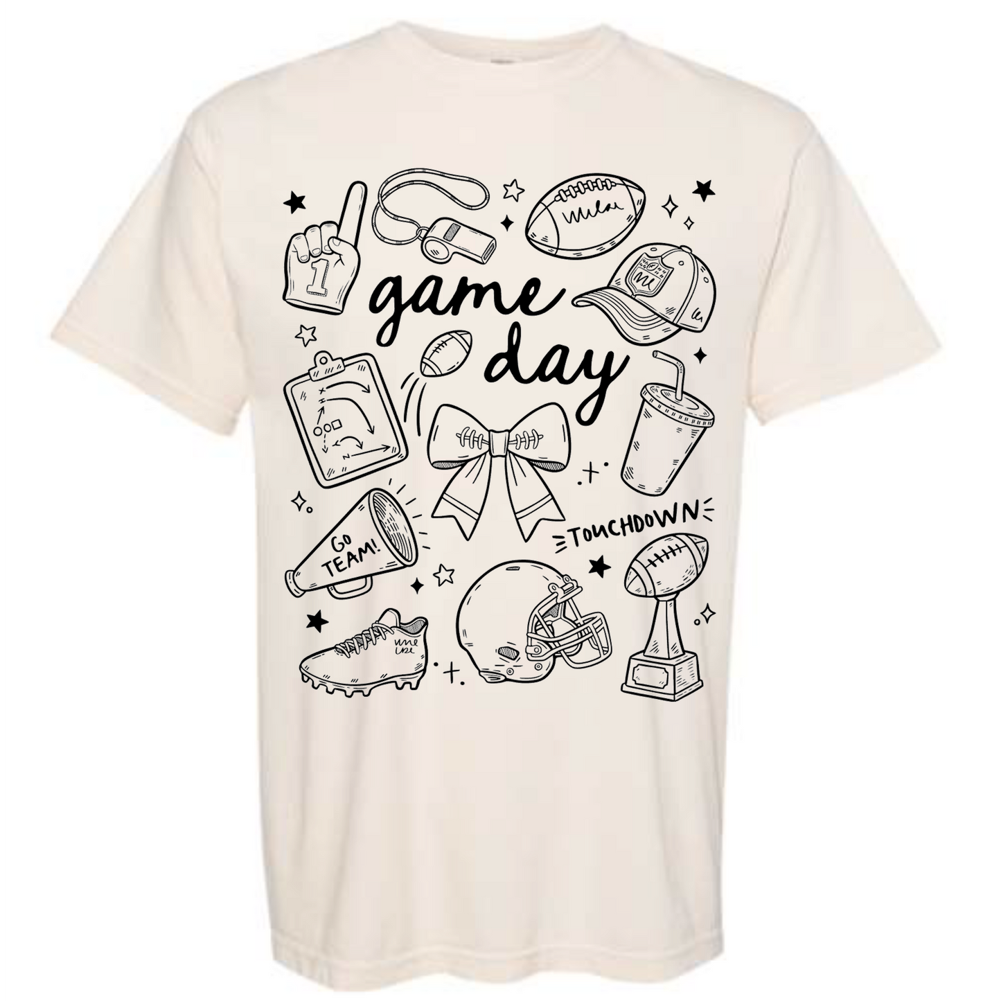 Football Doodle Tee