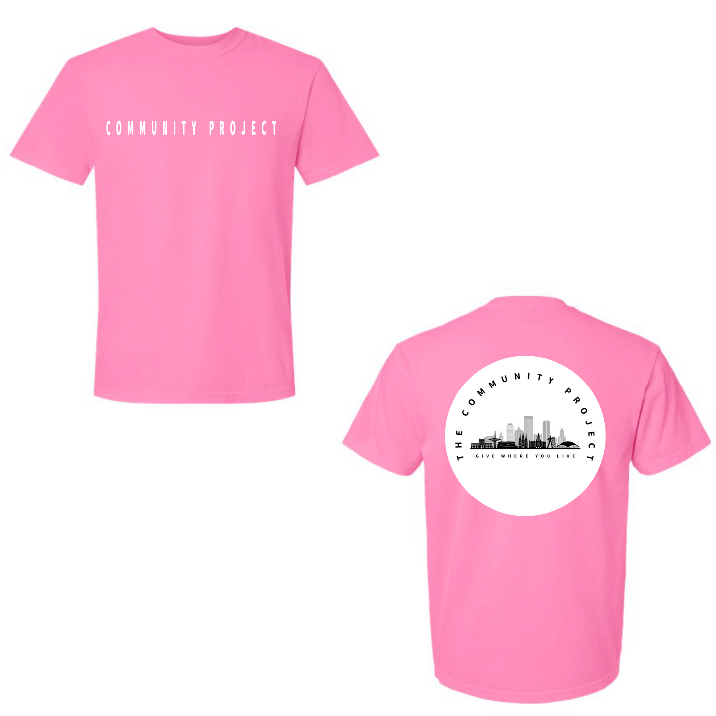 Neon Pink Community Project Tee