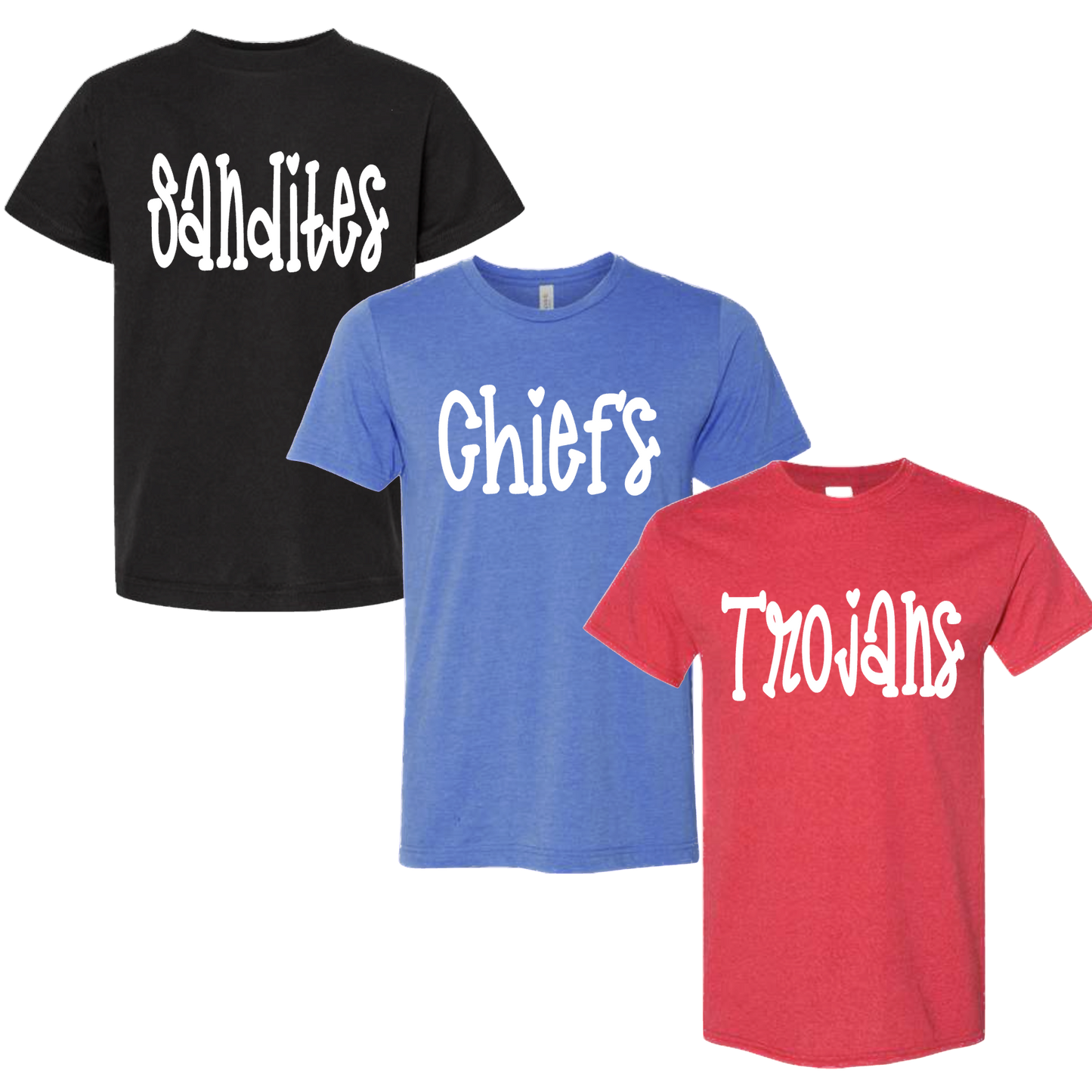 YOUTH Custom Handwritten Font Tee