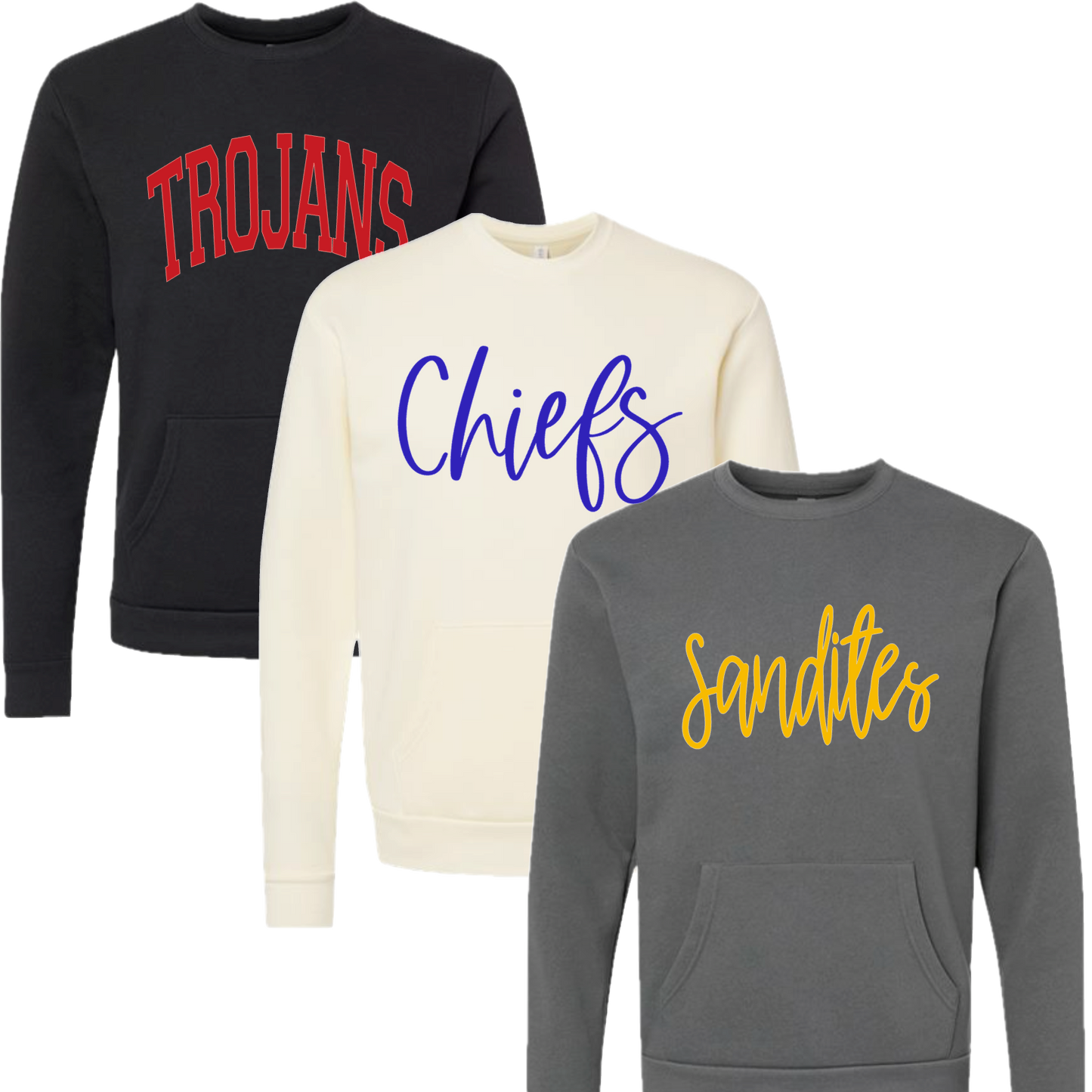 Custom Puff Pocket Sweatshirt
