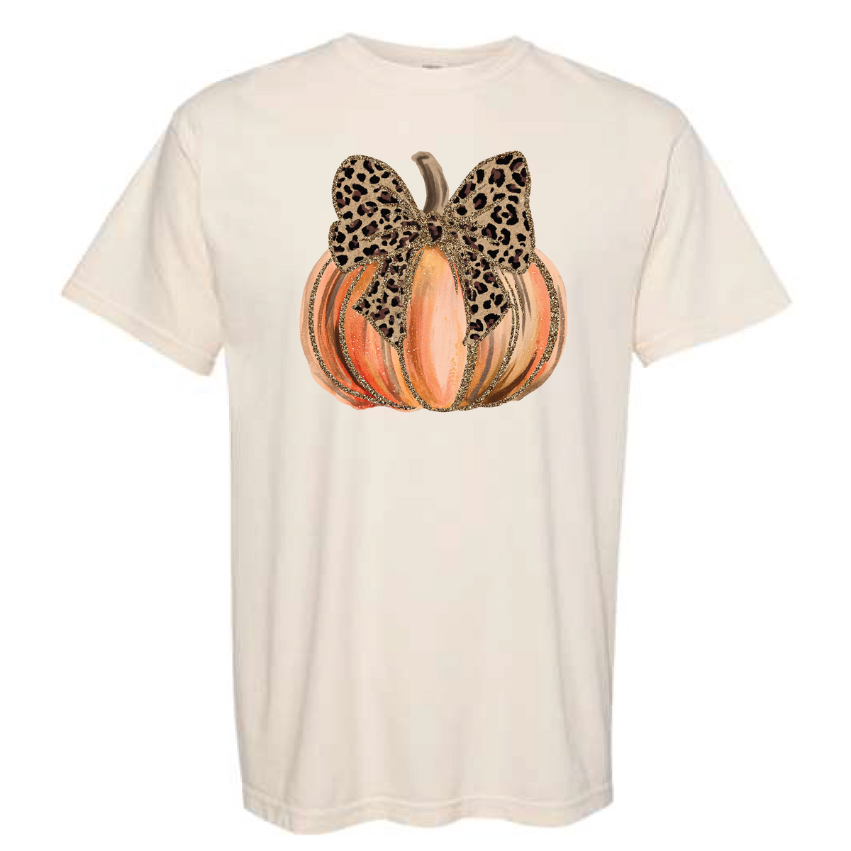 Leopard Bow Pumpkin