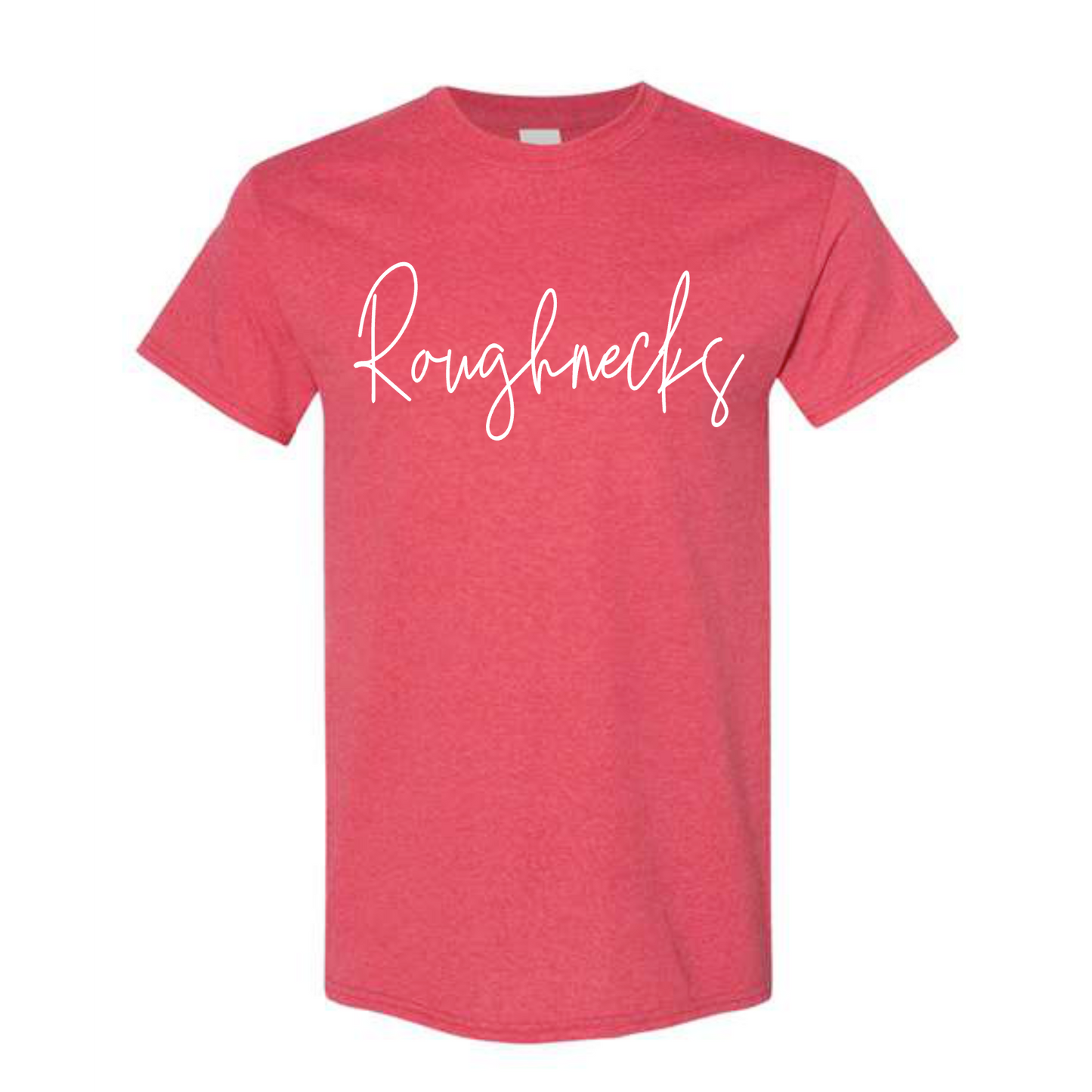 Roughneck Heather Red Script