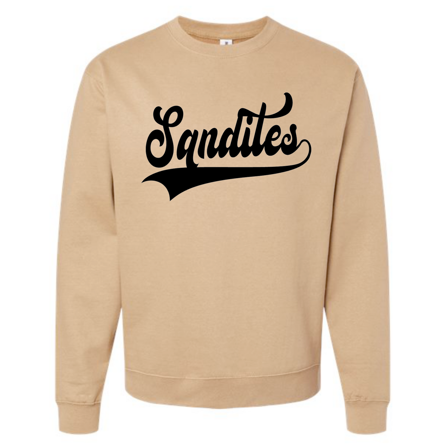 Sandstone Custom Puff Sweatshirt