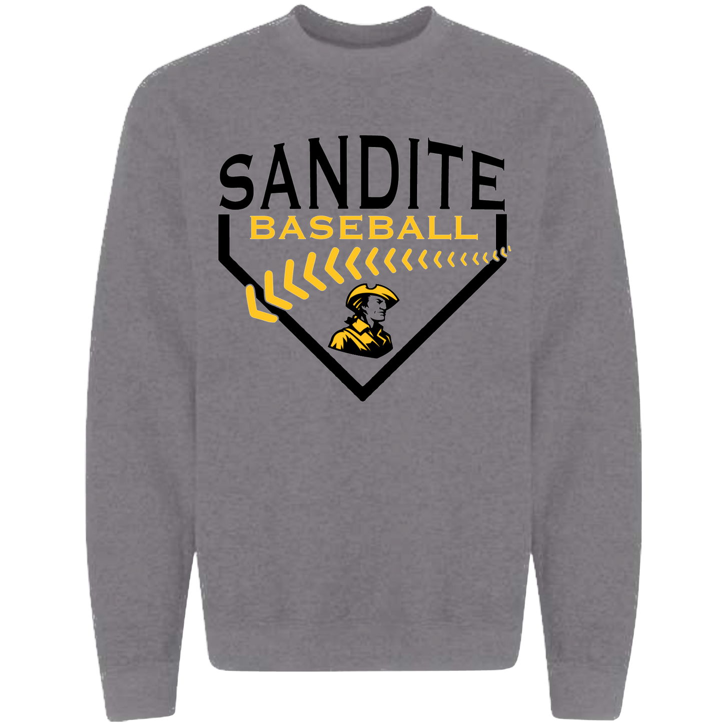 Sandite Baseball Plate Sweatshirt