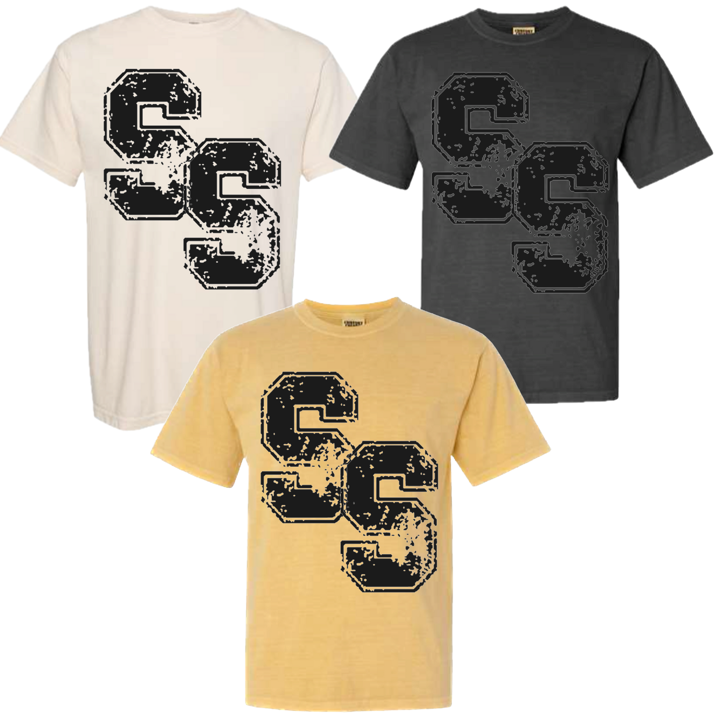Distressed SS Tee