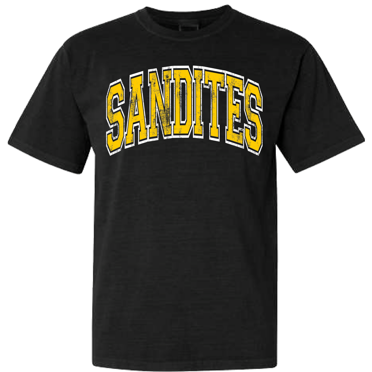 Sandites Grunge Letter Tee