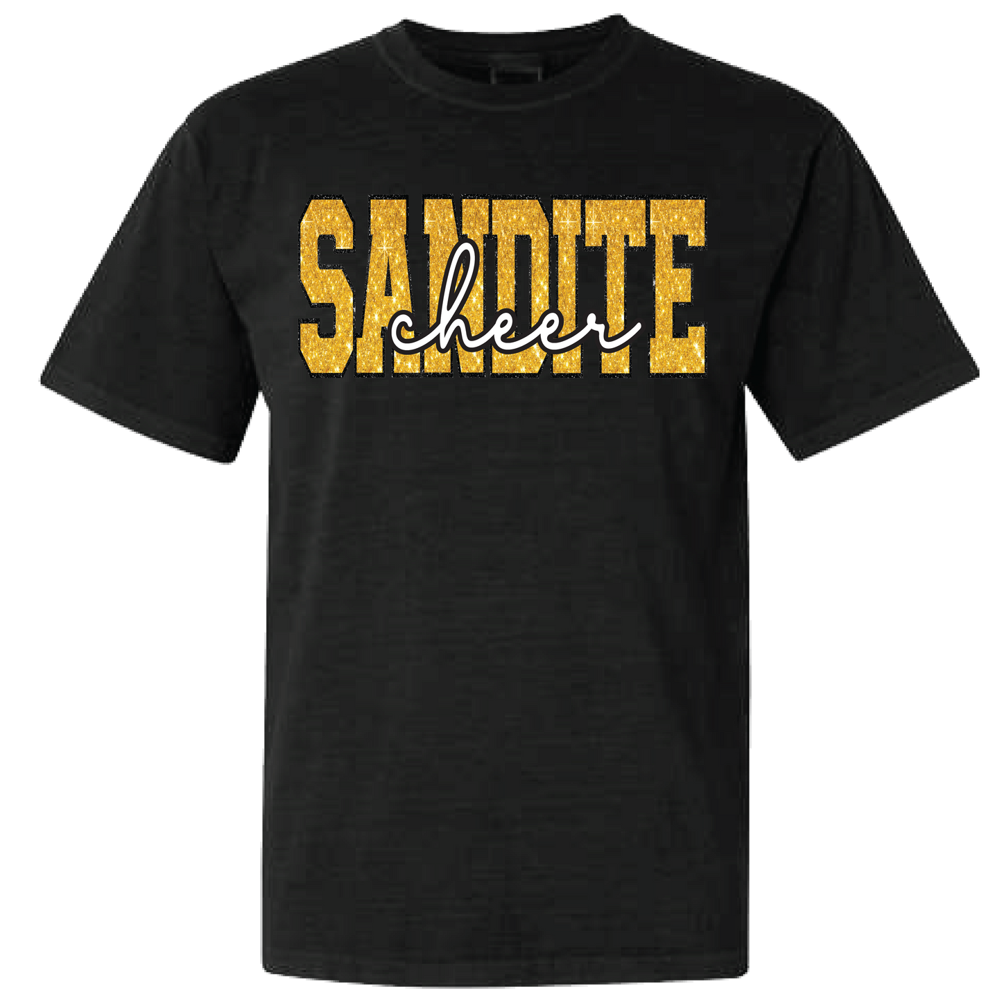 Sandites Cheer Glitter Tee