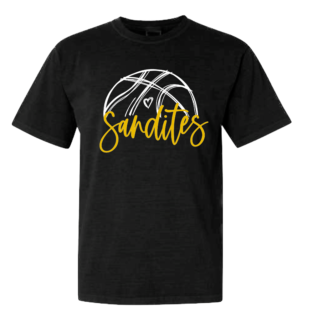 Lady Sandite Basketball Tee
