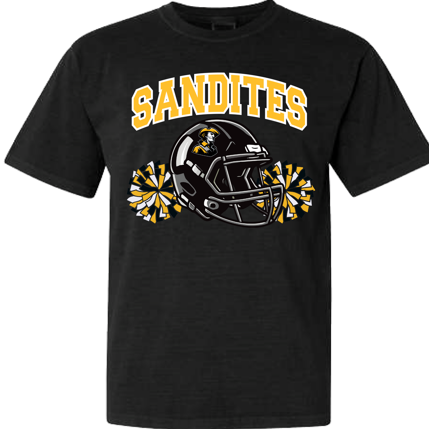 Sandites Helmet Pom Pom Tee