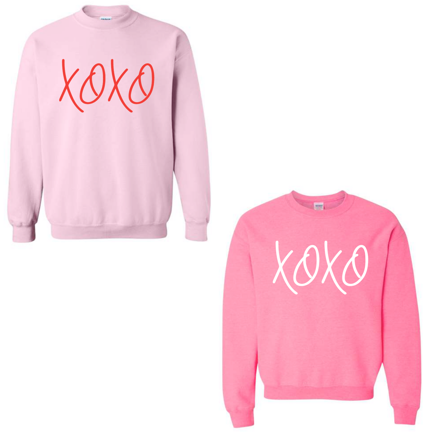 XOXO Puff Lettering Sweatshirt