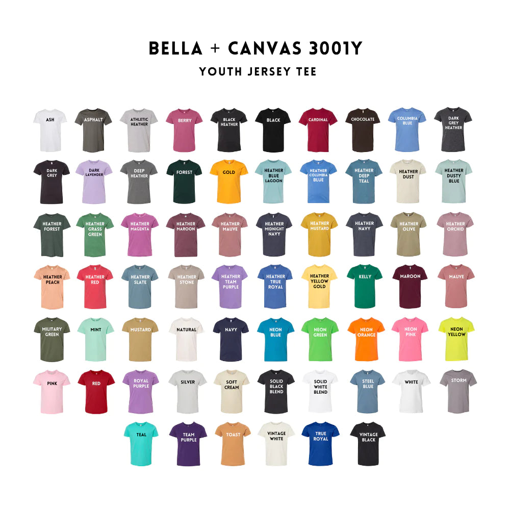 YOUTH Custom Handwritten Font Tee
