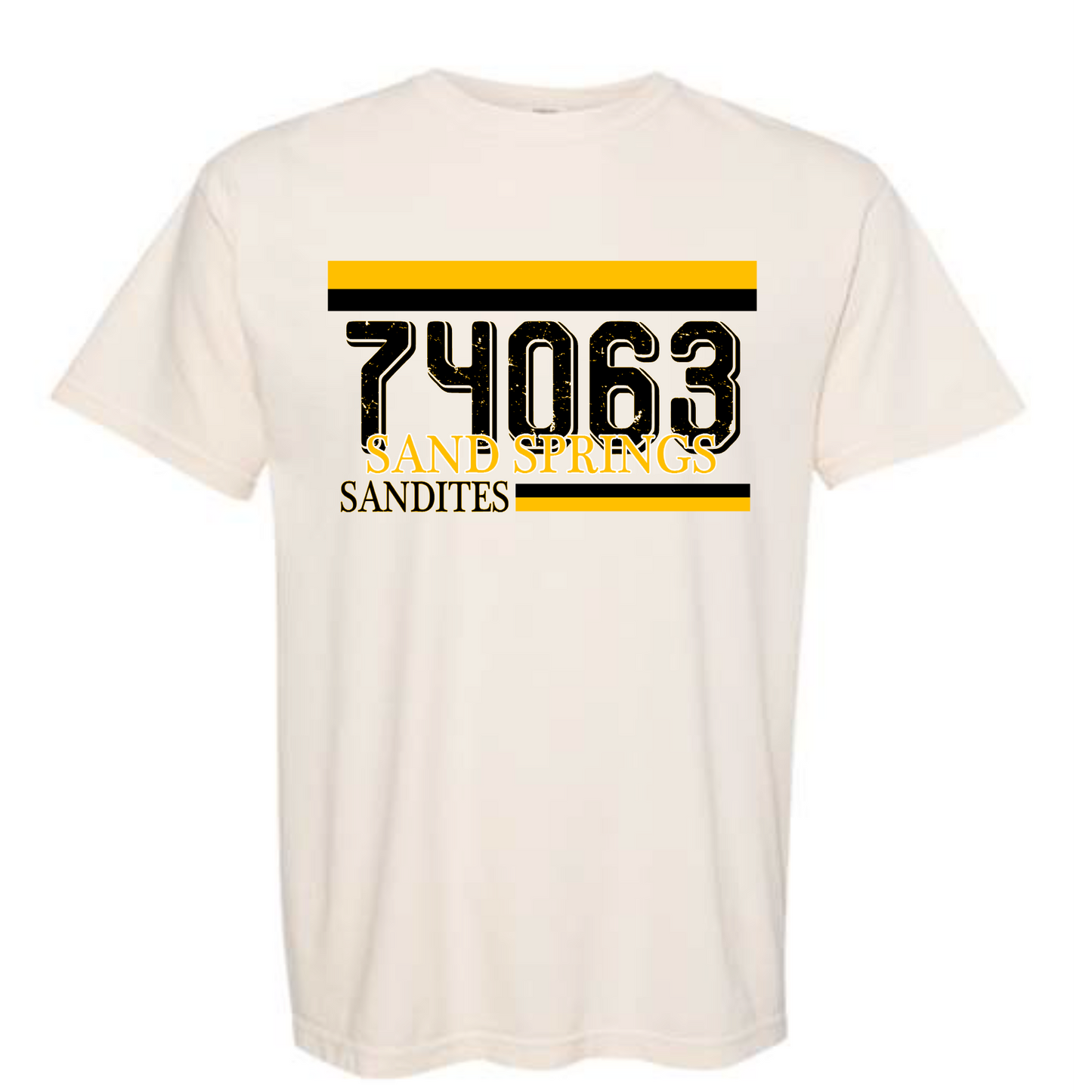 Sandites Zip Code Tee