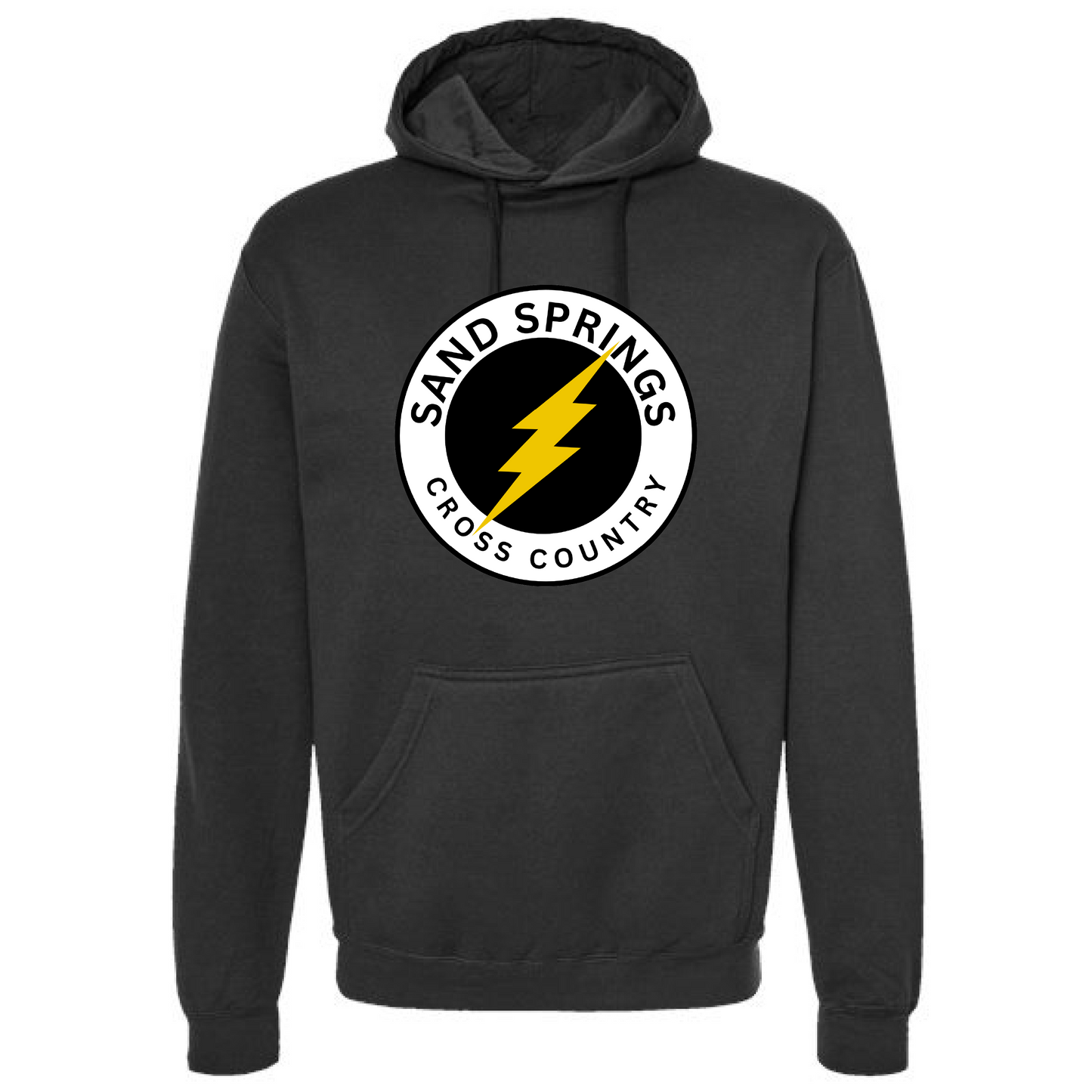 Sand Springs Cross Country Black Hoodie