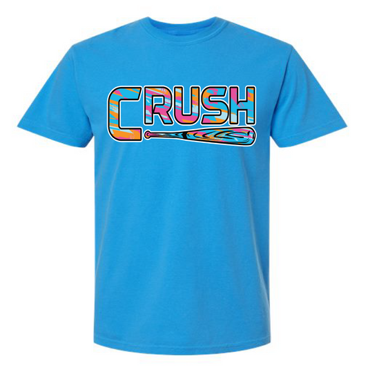 Crush Logo on Blue