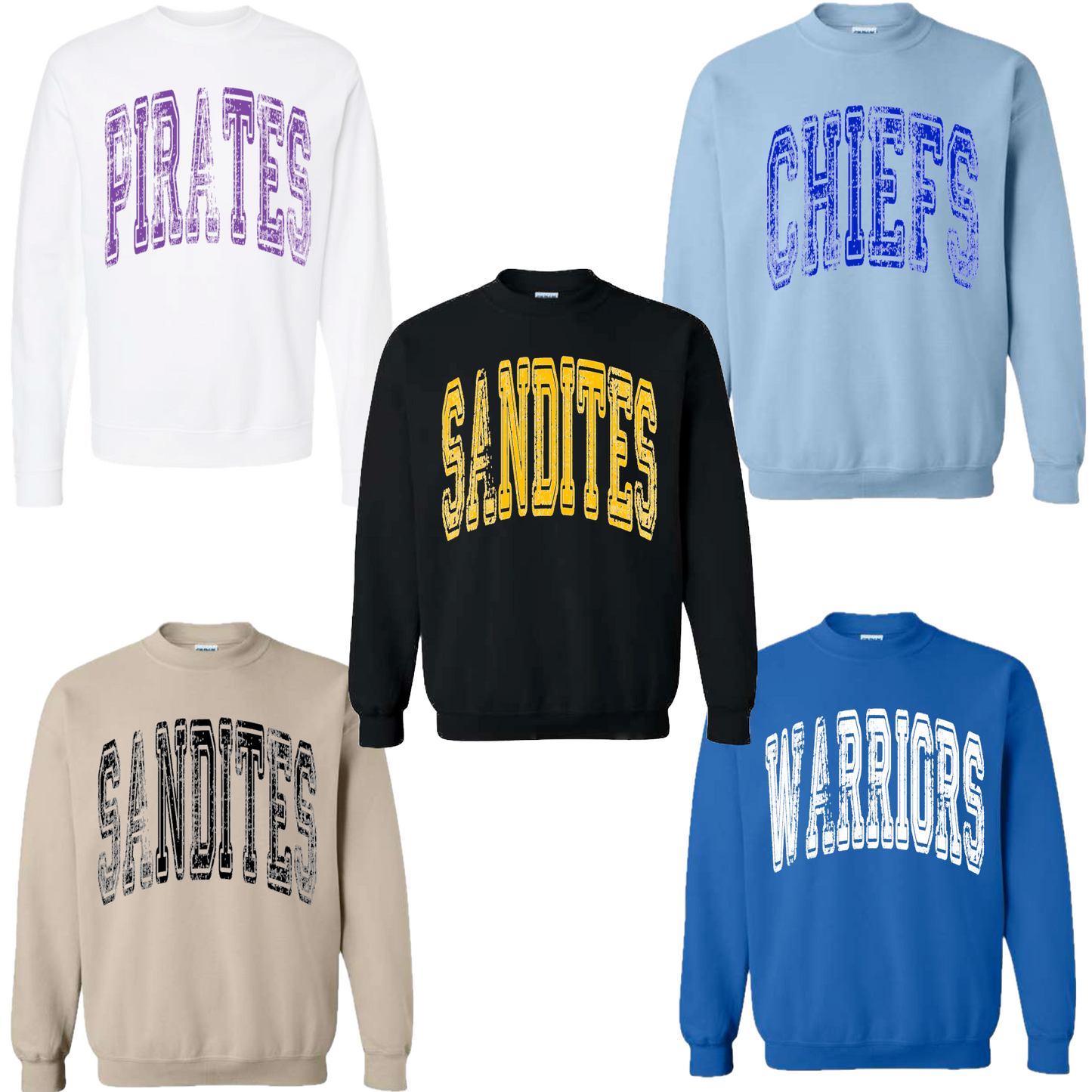 CUSTOM DISTRESSED SWEATSHIRTS