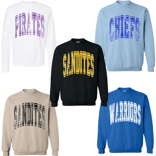 CUSTOM DISTRESSED SWEATSHIRTS
