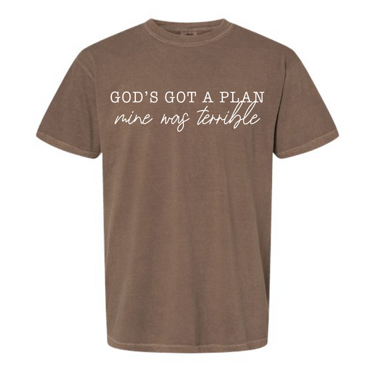 God's got a plan tee