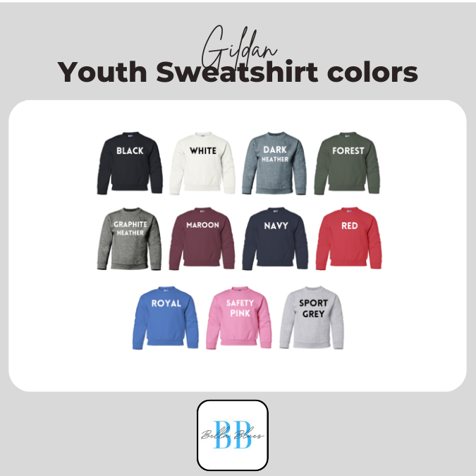 Youth Custom Puff Mascot Sweatshirt