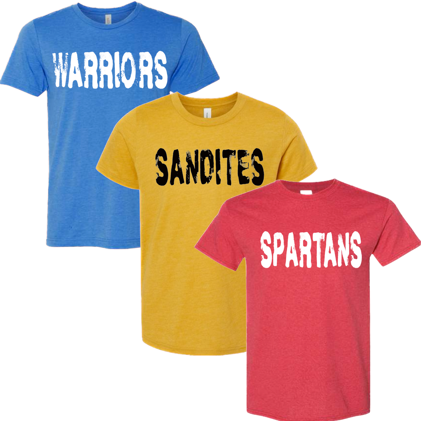 Custom Distressed Spirit Tee