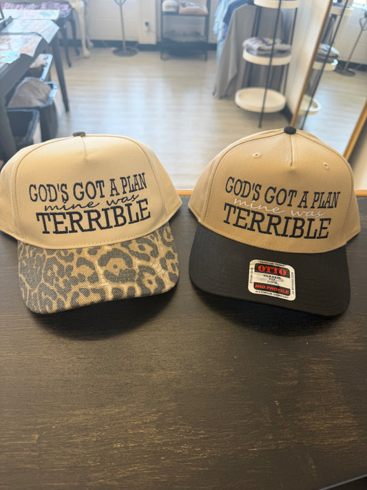 GOD'S GOT A PLAN HAT