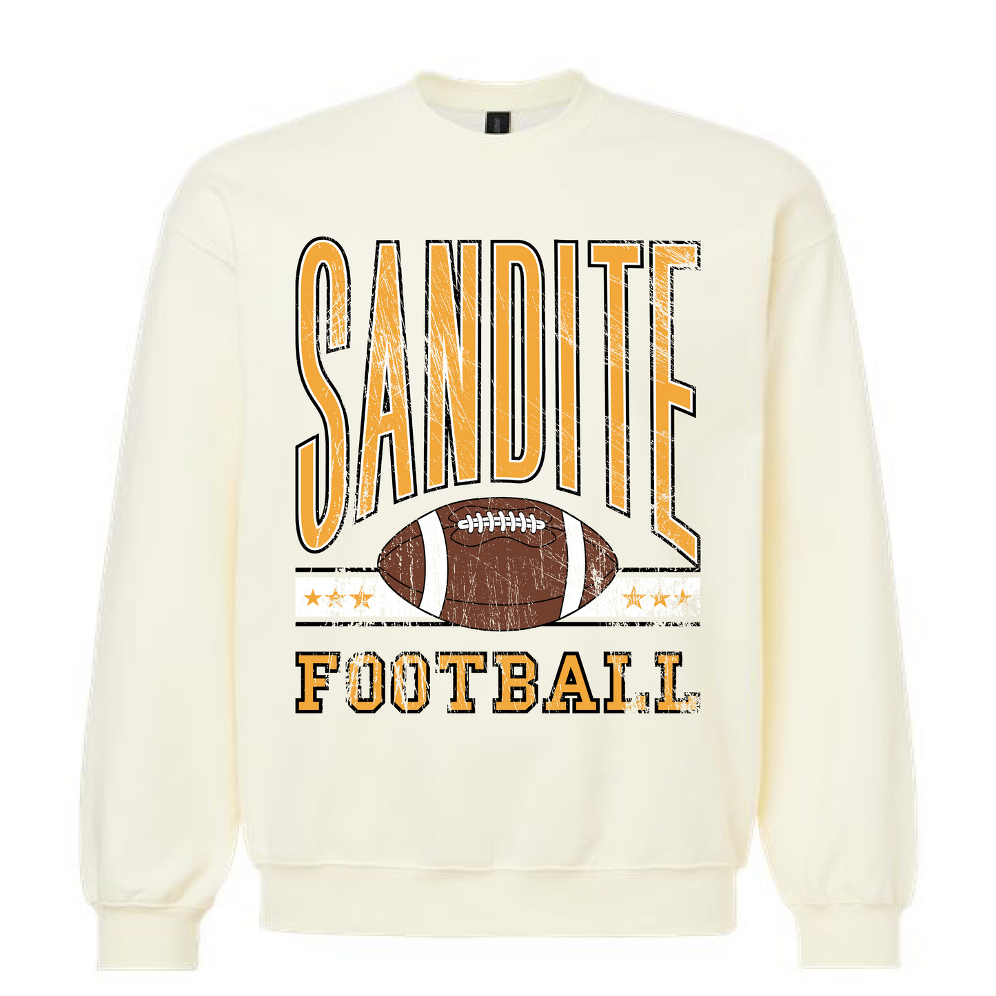 Sandite Football Ivory Sweatshirt