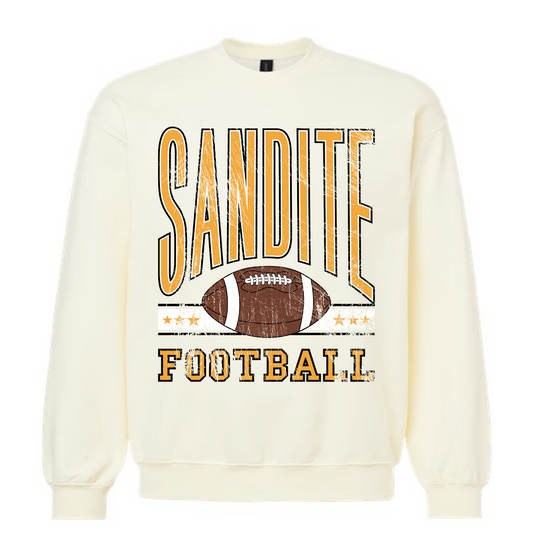 Sandite Football Ivory Sweatshirt
