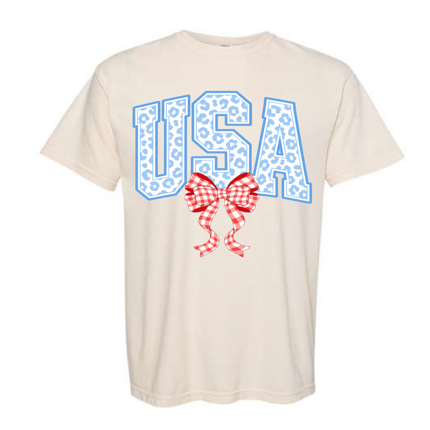 USA Leopard Tee