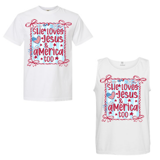 Loves Jesus and America Too