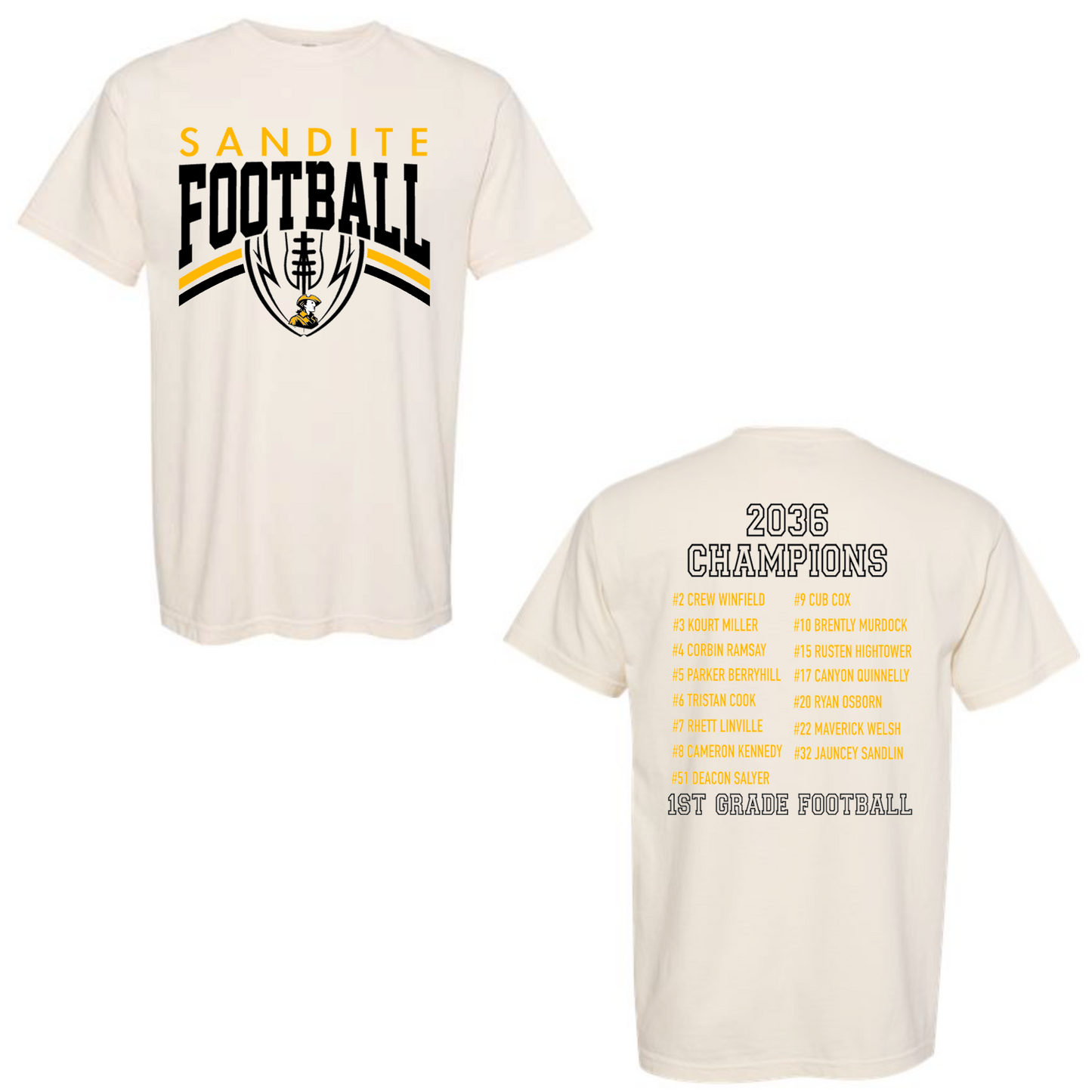 1ST GRADE FOOTBALL TEE