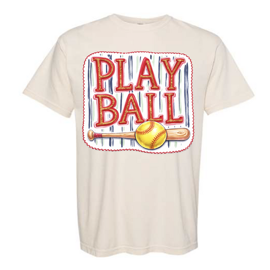Play Ball Softball Tee