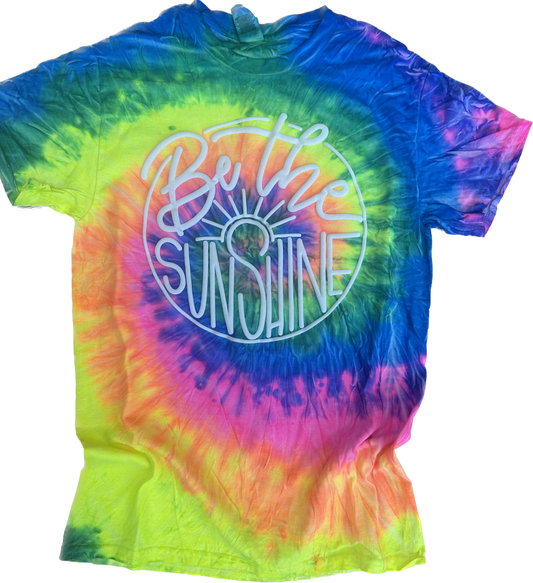 TIE DYE Be The Sunshine Puff Tee