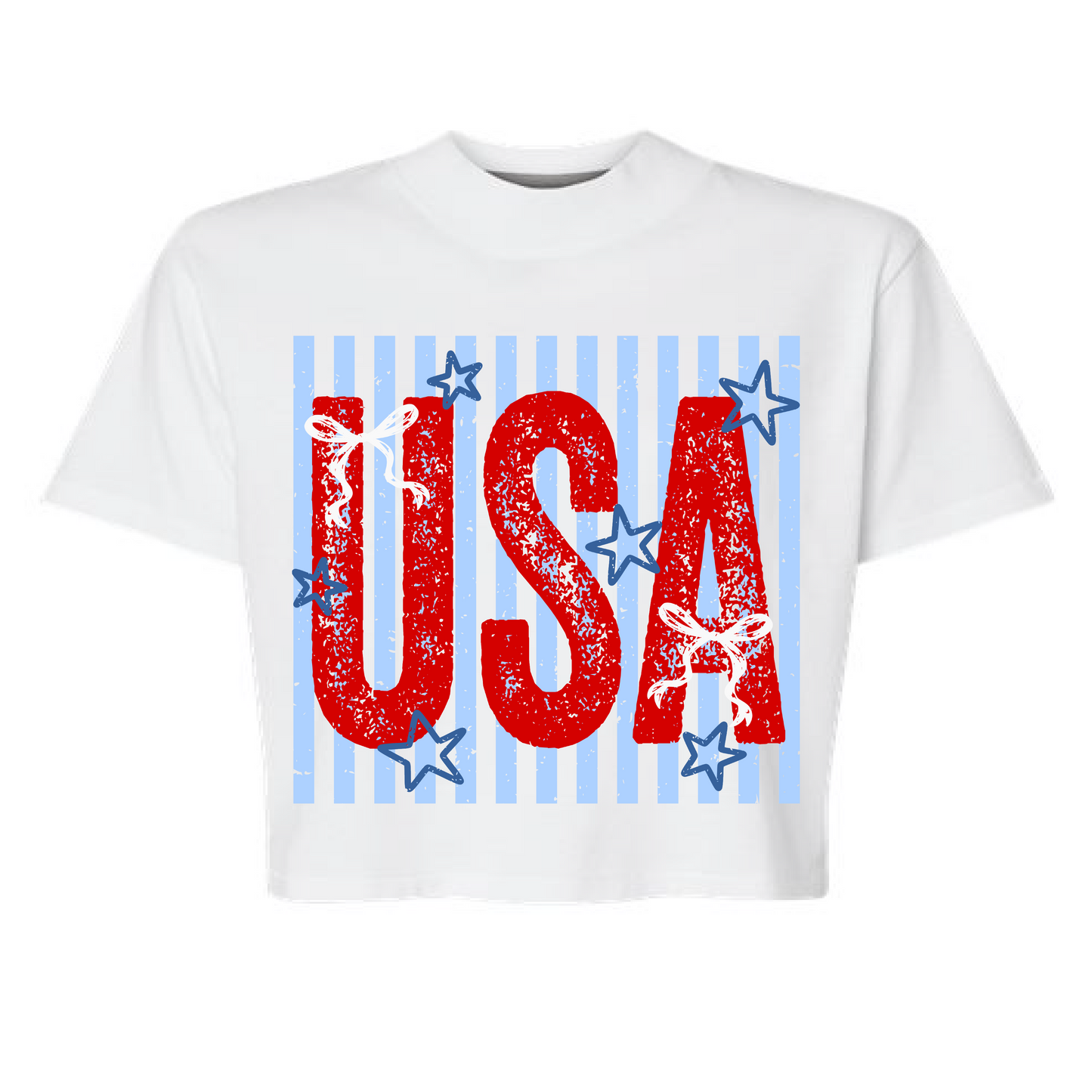 USA CROP TEE